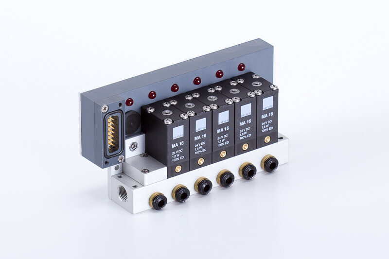 Direct acting - M5 - 4 mm pif / 1 mm orifice size