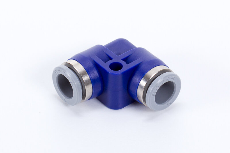 Elbow push-in connectors, POM