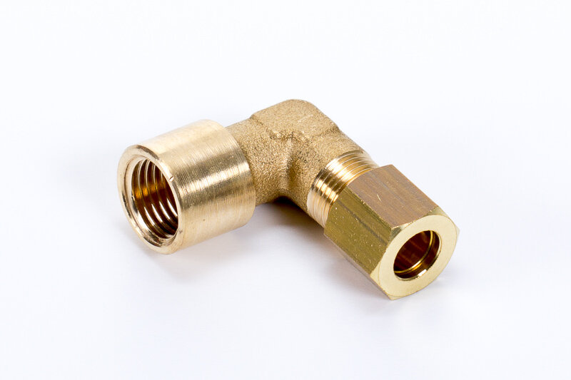 Elbow-compression fittings, female thread