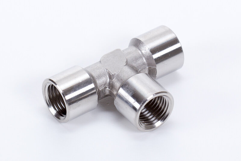 T pipe joints, 3 x female thread