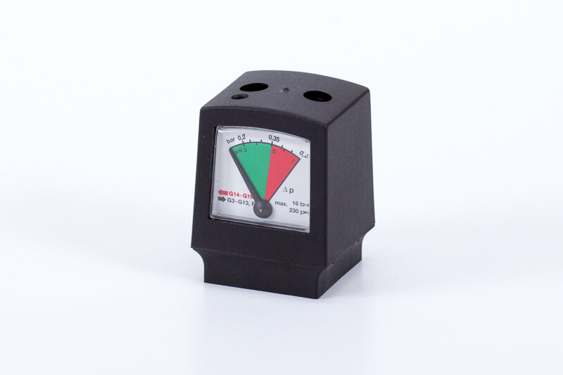 Differential pressure displays