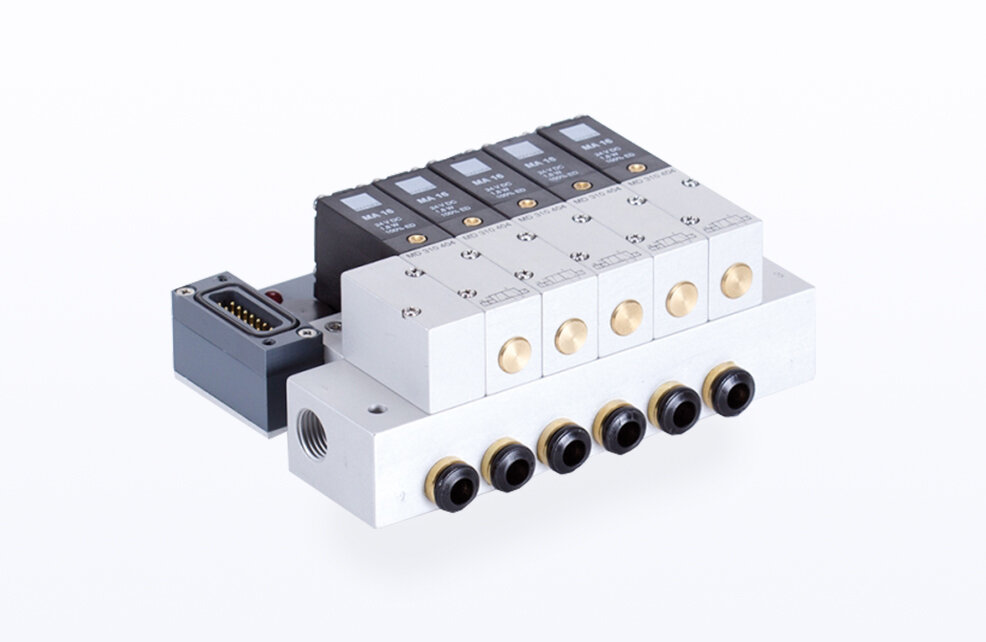 Working ports in the manifold