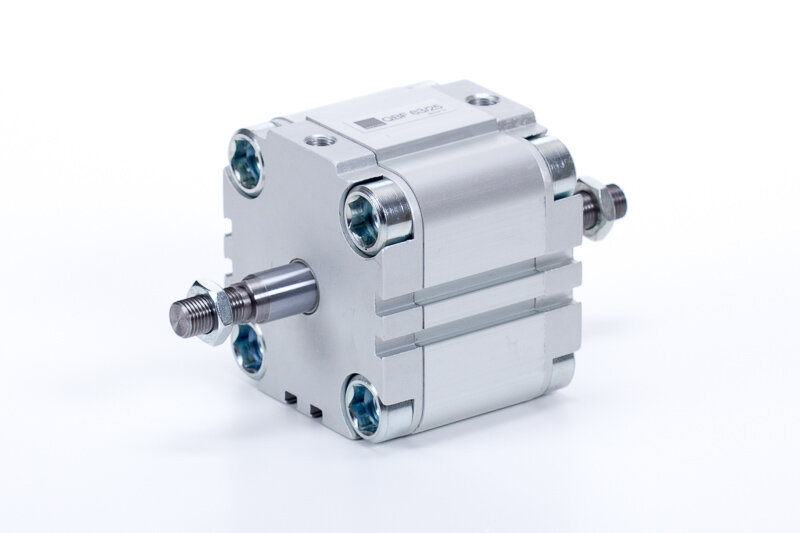Piston rod with male thread
