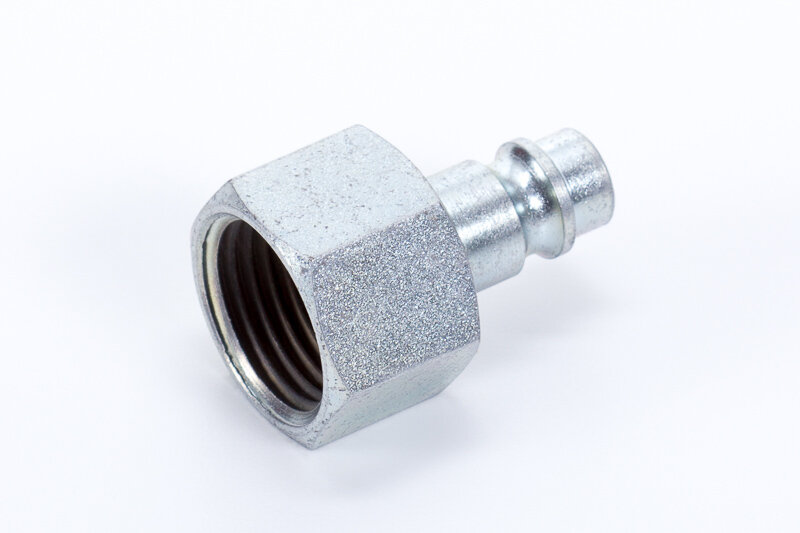 Plugs, female thread, European profile, steel