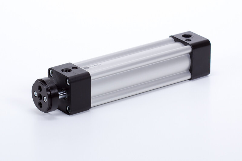 Cylinders with double piston rod