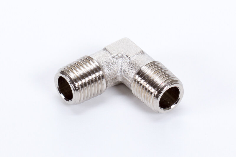 Elbow pipe joints, 2 x male thread, conical