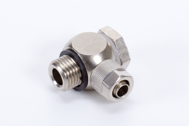 Rotary push-on fittings
