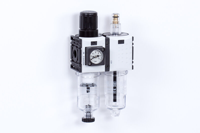 Filter regulator lubricator units (FRL, 2 piece unit)
